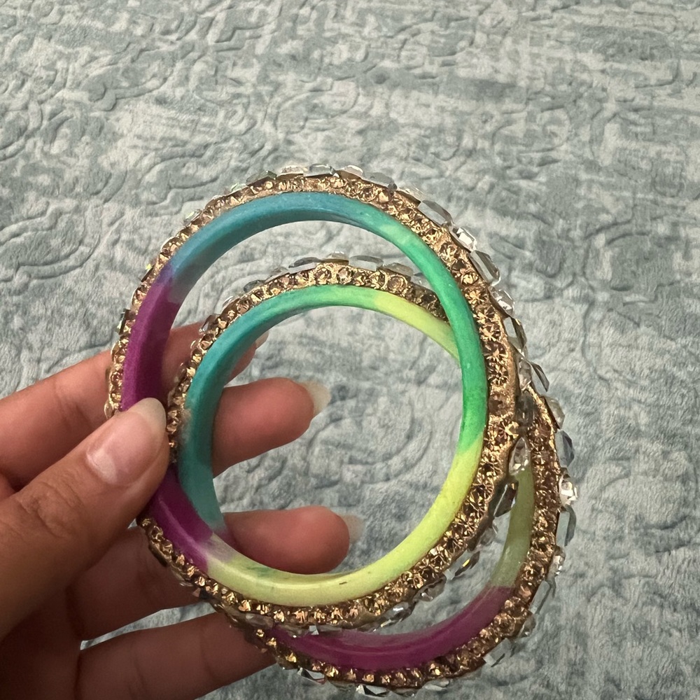 Colorful Bangles set of Two
